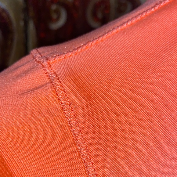 Coral Ruched Zip-Up Athletic Top - Picture 11 of 17
